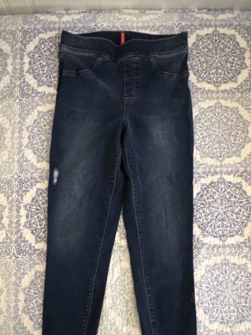 SPANX Dark Indigo Pull-On Jeggings